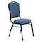 National Public Seating Stack Chair, Fabric, Natural Blue 9374-BT - alternate 1